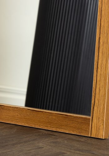 VENTURE DESIGN Sebring gulvspeil, rektangulrt - speilglass og valntt MDF (170x55)