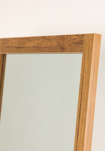 VENTURE DESIGN Sebring gulvspeil, rektangulrt - speilglass og valntt MDF (170x55)