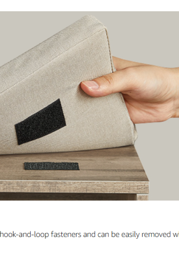 VASAGLE skobnk, skohylla, frvaringsskp, 10 fack, med kudde, fr hall, 104 x 30 x 48 cm, ekfrg LHS10NL