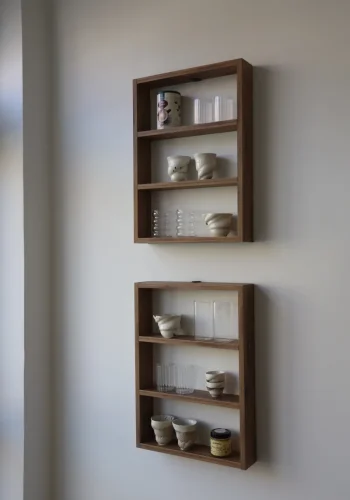 NORDVRK PR1 vegghylle - brun melamin