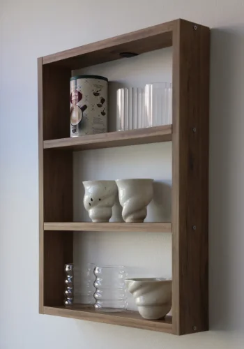 NORDVRK PR1 vegghylle - brun melamin