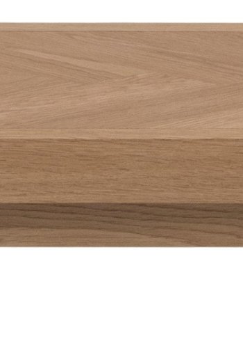 ACT NORDIC Galway benk, m. fiskebein, rektangulr - naturlig eikefiner og eik (200x36)