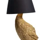 KARE DESIGN Animal Duck bordslampa - svart bomull och guld polyresin