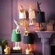 KARE DESIGN Animal Rabbit bordlampe - sort hr og polyresin/stl
