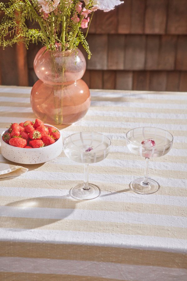 OYOY LIVING Mizu Coupe glass - 2 stk - Klart Glass