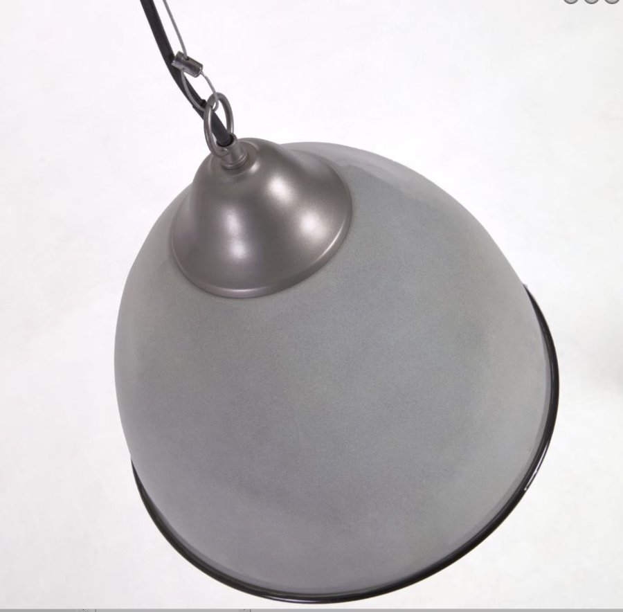 KAVE HOME Neus taklampe, rund - gr metall (31)