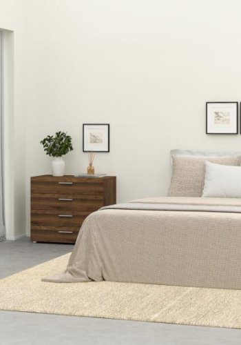 TVILUM Pepe Doppelkommode mit 8 Schubladen - Walnussfolie und Kunststoff