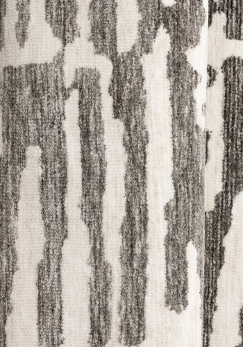 VENTURE DESIGN Milos gulvtppe, rektangulr - hvid/gr mikropolyester (230x160)