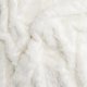 VENTURE DESIGN Katy gulvtppe, rektangulr - hvid akryl falsk pels (230x160)