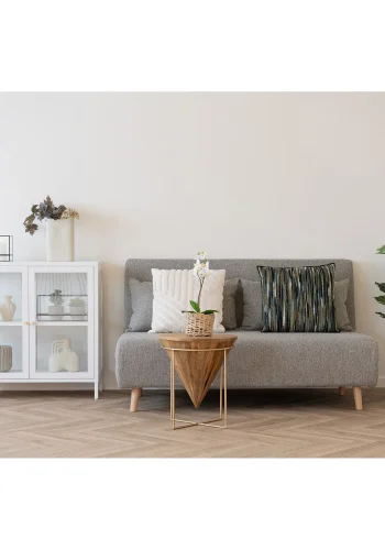 HOUSE NORDIC Hapur sofabord - mangotre og bronsefarget stl, kjegleformet (40)