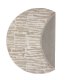 VENTURE DESIGN Milos gulvtppe, rund - hvid/beige mikropolyester (200)