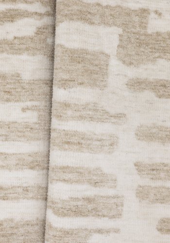 VENTURE DESIGN Milos gulvtppe, rund - hvid/beige mikropolyester (200)