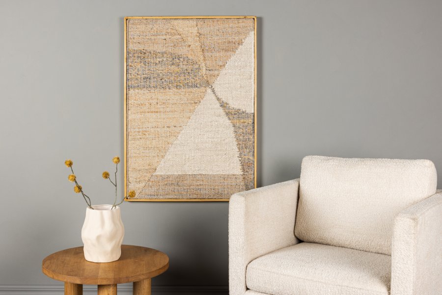 VENTURE DESIGN Patricia teppe Patricia jute og bomull - 70*100- -Rektangulr-beige