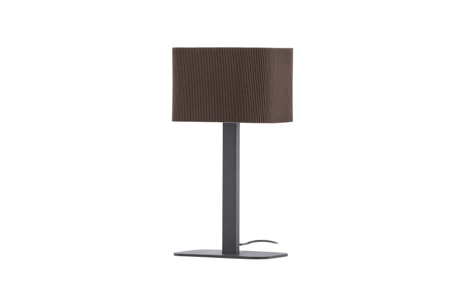 VENTURE DESIGN Idre bordlampe - moccapapir og sort stl