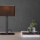 VENTURE DESIGN Idre bordlampe - moccapapir og sort stl