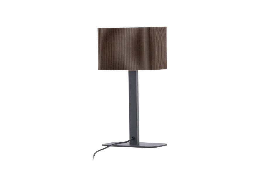 VENTURE DESIGN Idre bordlampe - moccapapir og sort stl