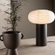 VENTURE DESIGN Hovfjället bordlampe - naturlig rispapir og mrk brun eik foliert stl