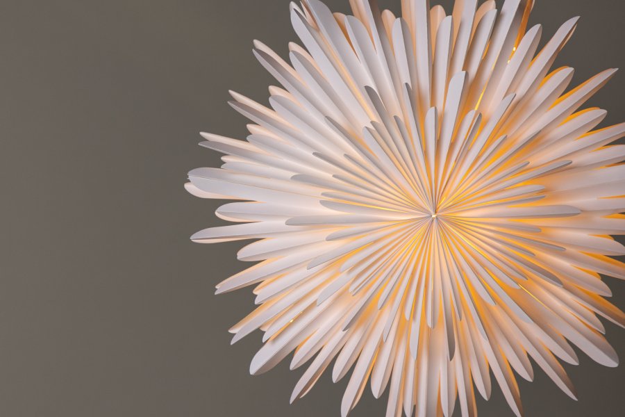 VENTURE DESIGN Sälen taklampe - hvitt papir (60cm)