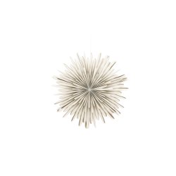 VENTURE DESIGN S&auml;len Deckenleuchte &ndash; beiges Papier (60 cm)