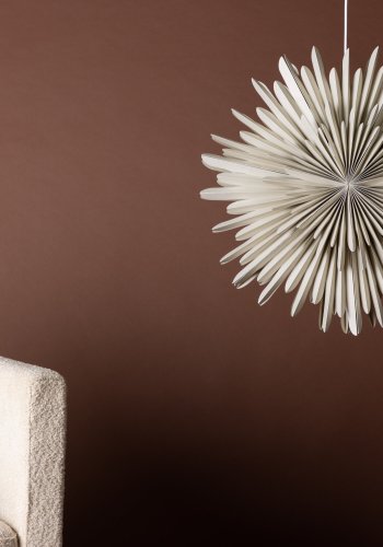 VENTURE DESIGN Sälen taklampe - beige papir (60cm)