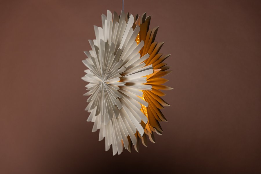 VENTURE DESIGN Sälen taklampe - beige papir (60cm)