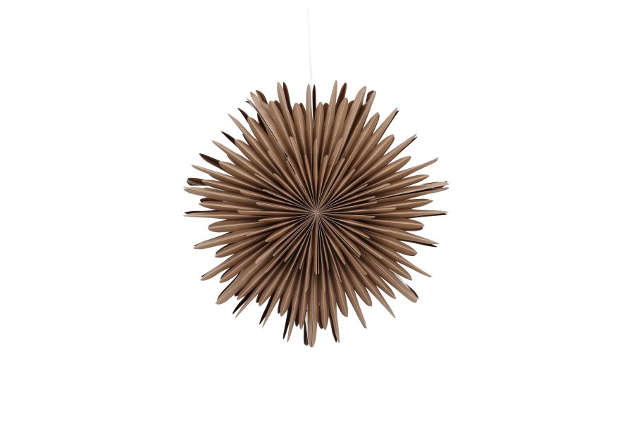 VENTURE DESIGN Sälen taklampe - brunt papir (60cm)