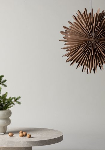 VENTURE DESIGN Sälen taklampe - brunt papir (60cm)