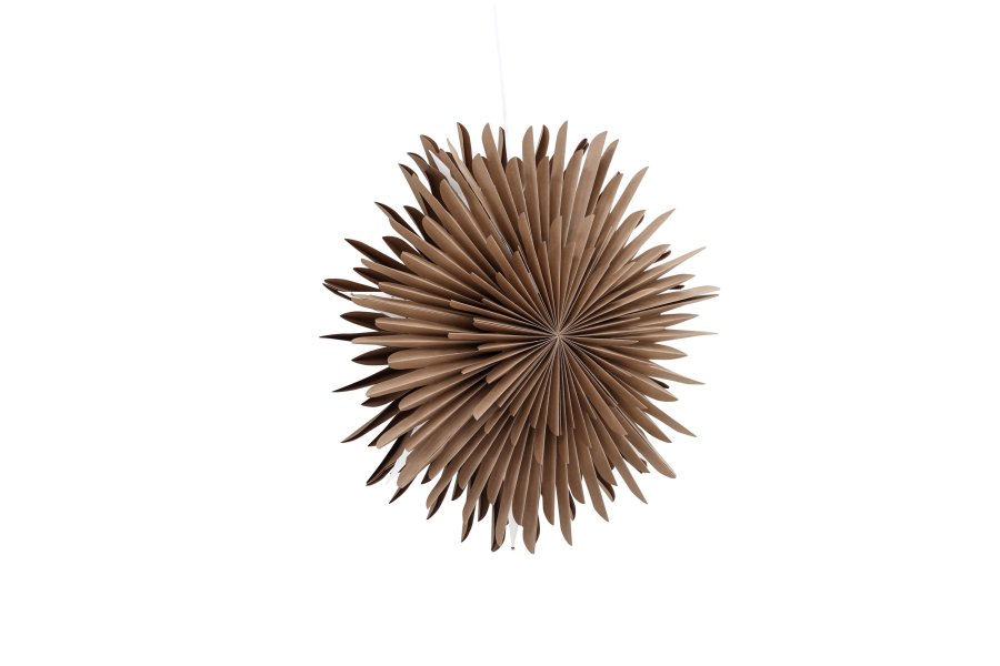 VENTURE DESIGN Sälen taklampe - brunt papir (60cm)