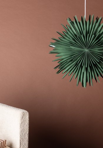 VENTURE DESIGN Sälen taklampe - grnt papir (60cm)