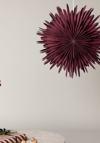 VENTURE DESIGN Sälen taklampe - mrkerdt papir (60cm)