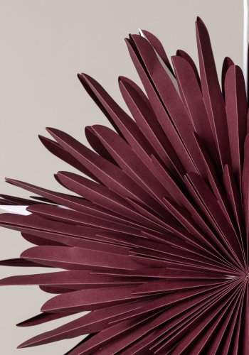 VENTURE DESIGN Sälen taklampe - mrkerdt papir (60cm)