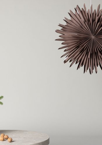 VENTURE DESIGN Sälen taklampe - greige papir (60cm)