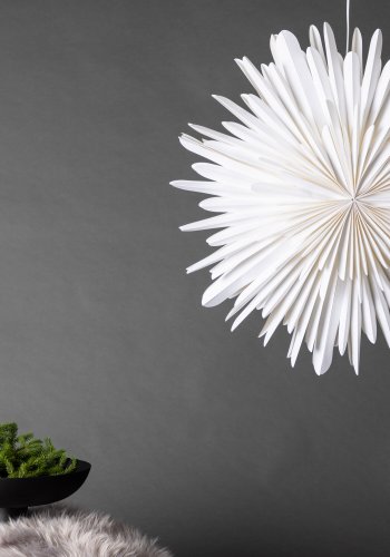 VENTURE DESIGN Sälen taklampe - hvitt papir (80cm)