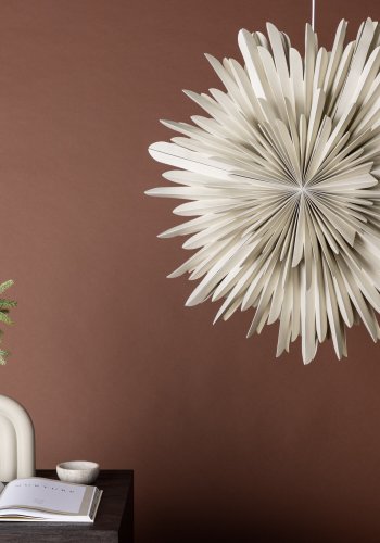 VENTURE DESIGN Sälen taklampe - beige papir (80cm)