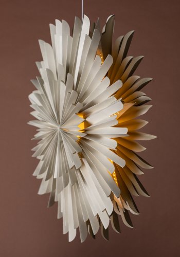 VENTURE DESIGN Sälen taklampe - beige papir (80cm)