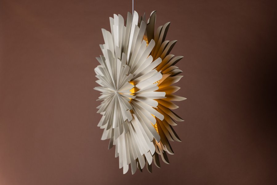 VENTURE DESIGN Sälen taklampe - beige papir (80cm)