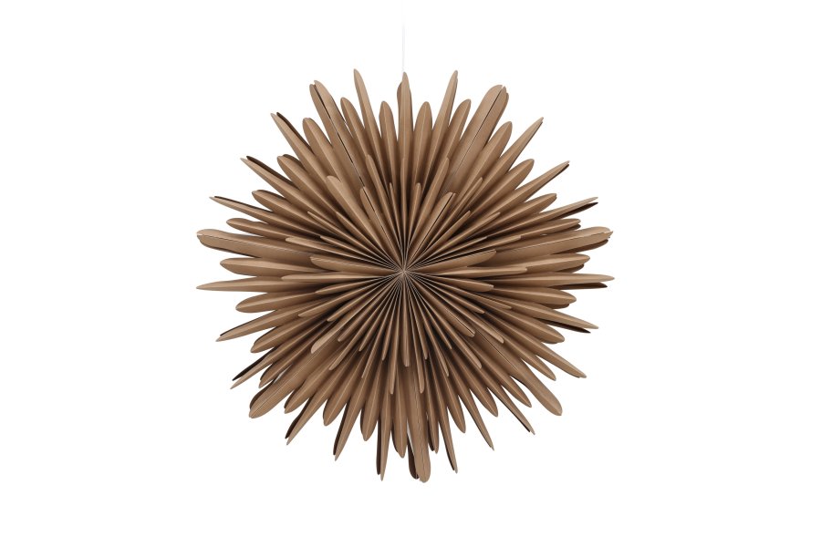 VENTURE DESIGN Sälen taklampe - brunt papir (80cm)