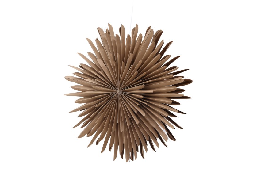 VENTURE DESIGN Sälen taklampe - brunt papir (80cm)