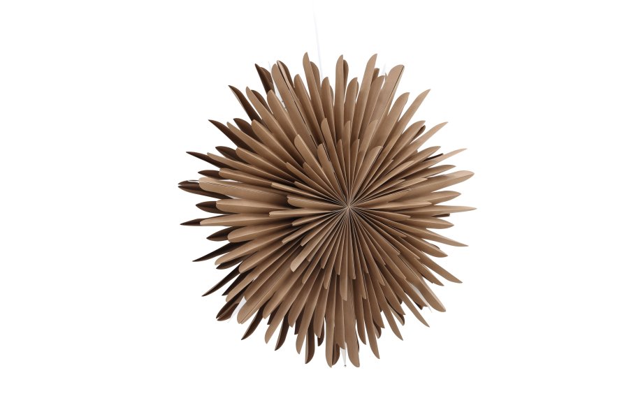 VENTURE DESIGN Sälen taklampe - brunt papir (80cm)