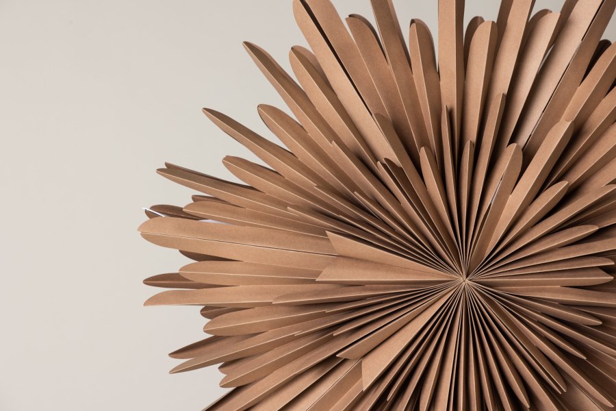 VENTURE DESIGN Sälen taklampe - brunt papir (80cm)