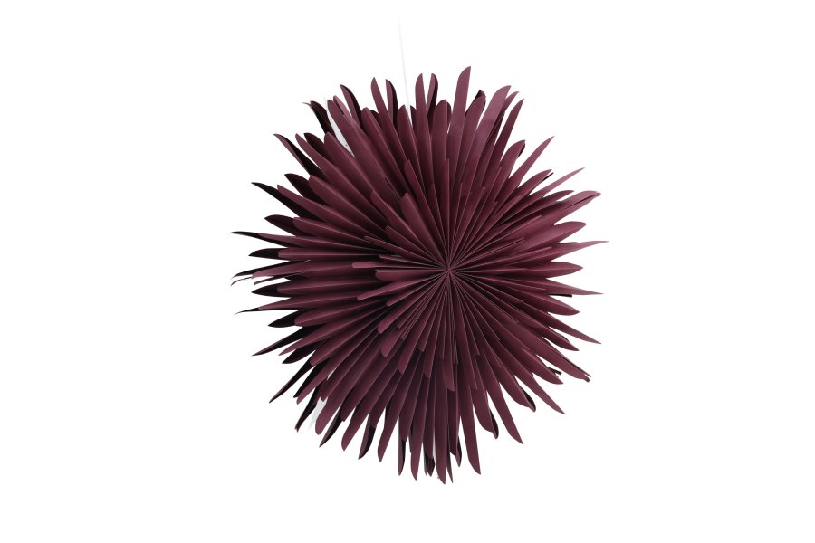 VENTURE DESIGN Sälen taklampe - mrkerdt papir (80cm)