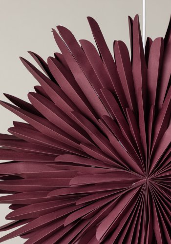 VENTURE DESIGN Sälen taklampe - mrkerdt papir (80cm)