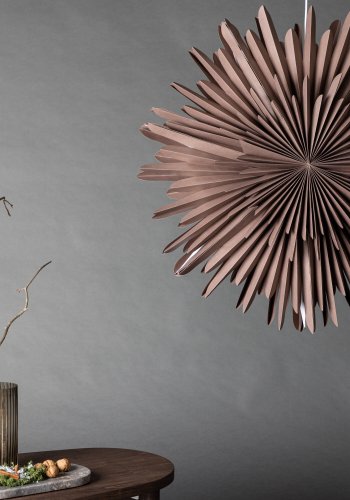 VENTURE DESIGN Sälen taklampe - greige papir (80cm)