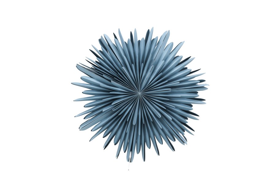 VENTURE DESIGN Sälen taklampe - grtt/bltt papir (80cm)