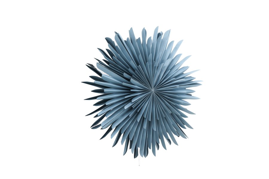 VENTURE DESIGN Sälen taklampe - grtt/bltt papir (80cm)