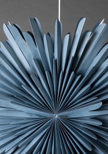 VENTURE DESIGN Sälen taklampe - grtt/bltt papir (80cm)