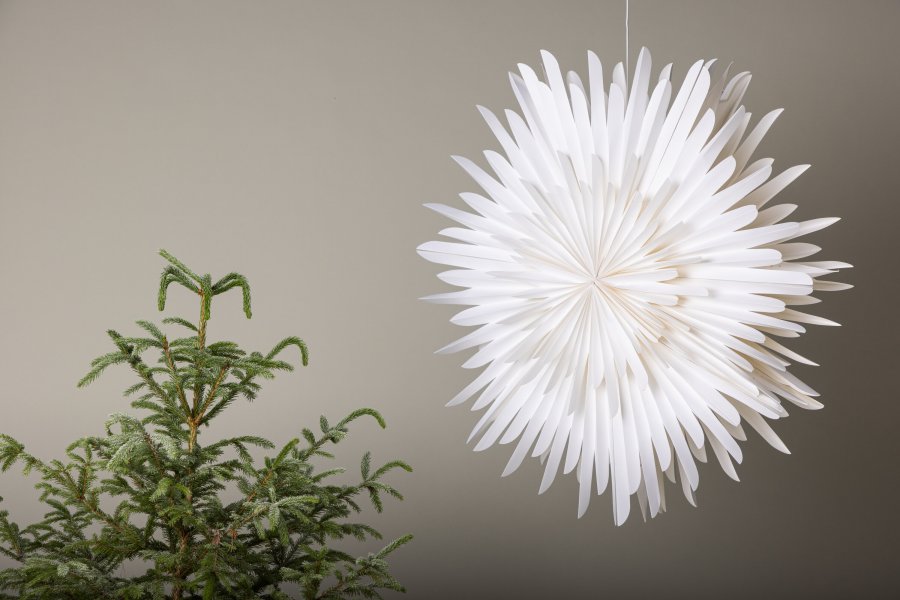 VENTURE DESIGN Sälen taklampe - hvitt papir (100cm)