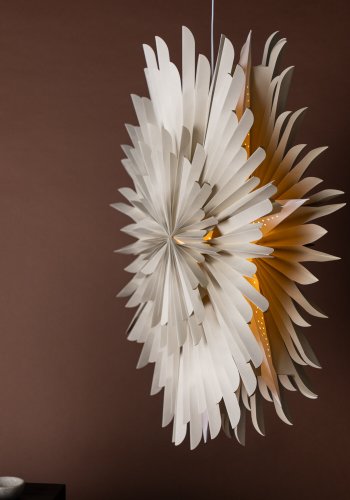 VENTURE DESIGN Sälen taklampe - beige papir (100cm)