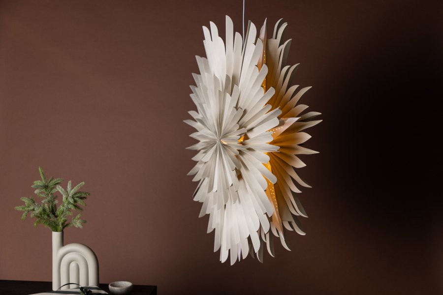 VENTURE DESIGN Sälen taklampe - beige papir (100cm)