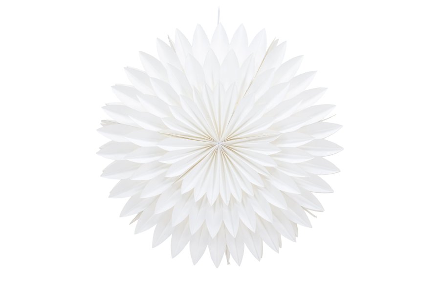 VENTURE DESIGN Storlien taklampe - hvitt papir (60cm)